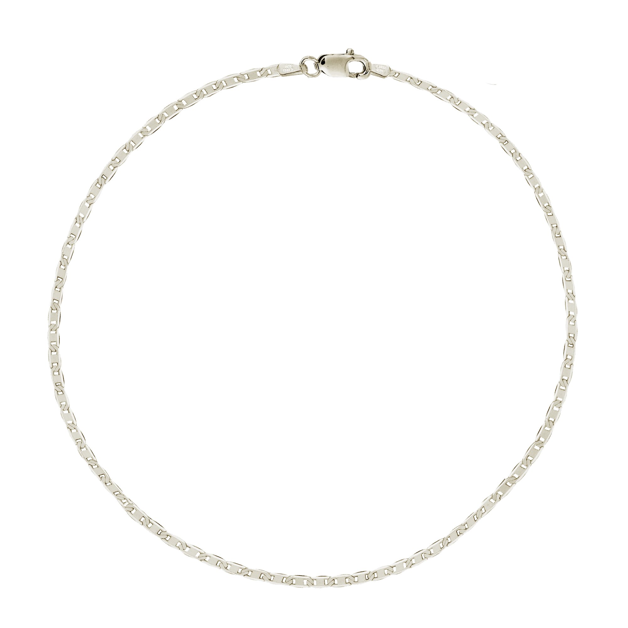 Amazon | Ritastephens イタリアンスターリングシルバーマリナーリンク