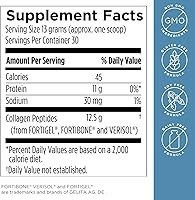 Vista 6 de Designs for Health Whole Body Collagen Powder - Hydrolyzed Collagen Peptides Powder for Healthy Skin & Hair, Joint + Bone Health - Fortigel &