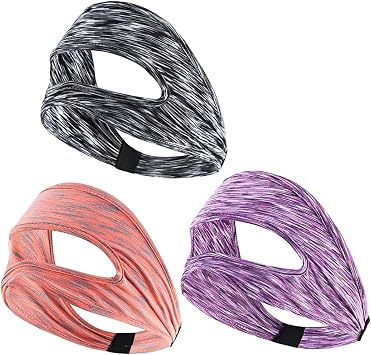 WANGCL 3PCS VR Breathable Eye Mask Washable Sweatband for Oculus Quest 2 Go HTC Vive PS VR