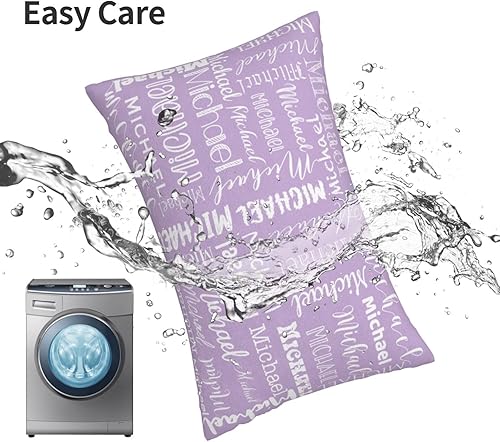 Miniatura 9 de Funda de almohada con nombre personalizado con nombre, fundas de almohada con nombre para mamá de hija e hijo, fundas de cojín impresas de 16 x 24