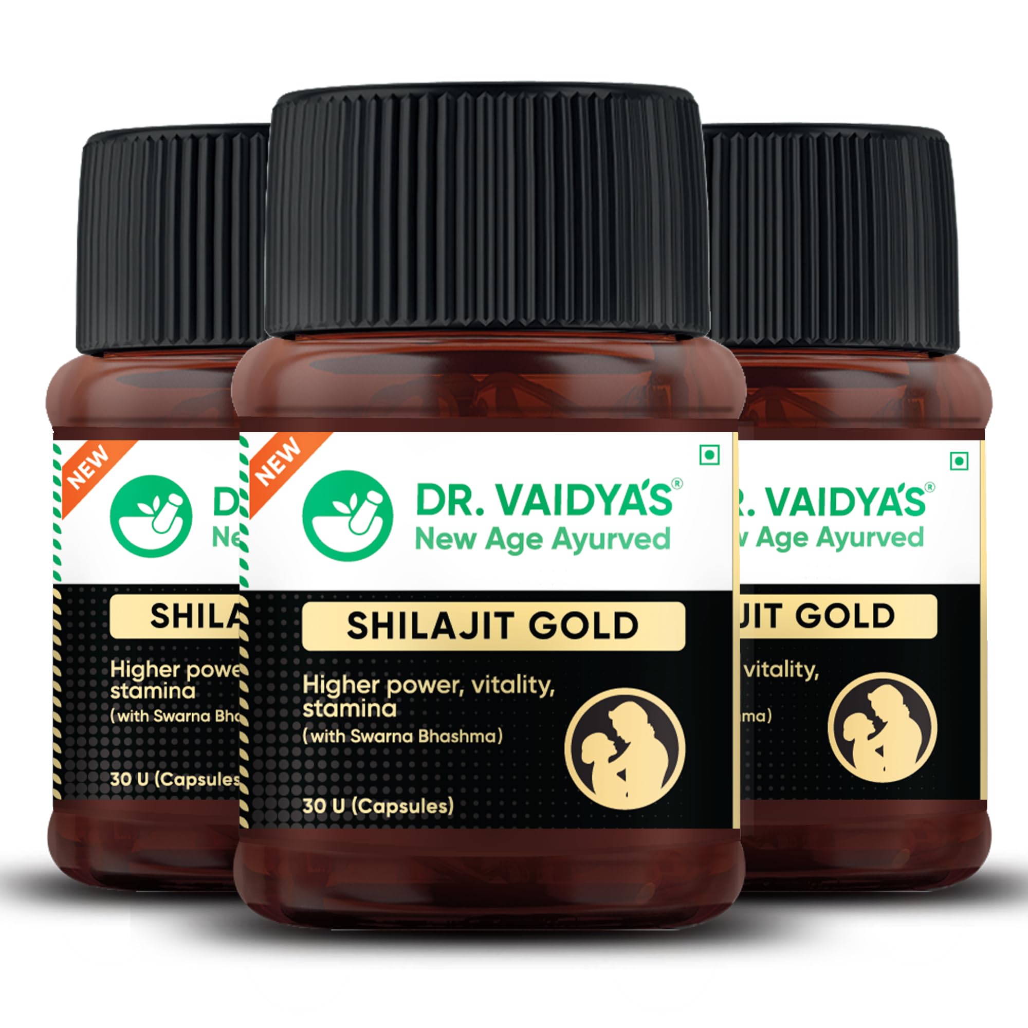 Dr Vaidya’s Shilajit Gold Capsules | 100% Pure Himalayan Shilajit | 95% Gold Bhasma | Pure Organic Ashwagandha | Safe for diabetic patients | No known side effects | 30 Capsules (Pack of 3)-picture-21