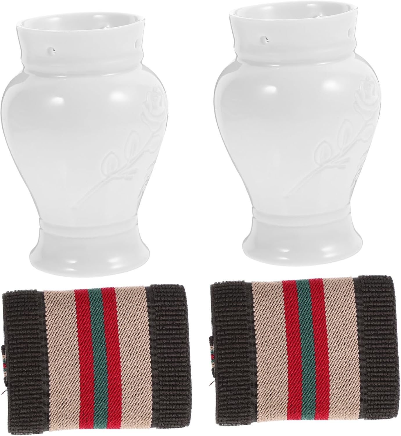FRCOLOR 2sets Smart Moxibustion Jars Portable Moxa Heat Pack Moxibustion Burner Pot for Scraping Massager Random Color