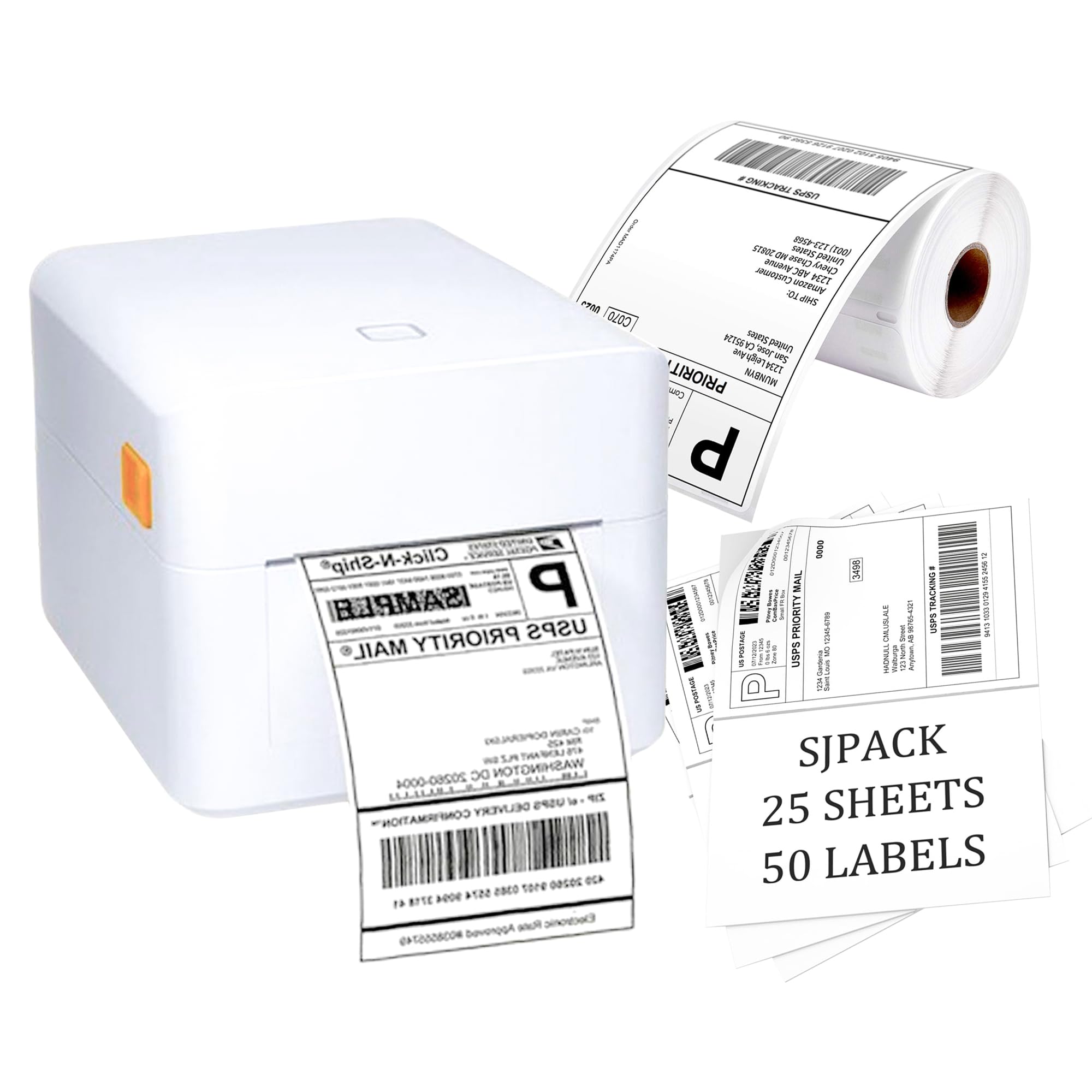 F2C Thermal Printer 4 inch + Receipt Printer, 150 mm/s High Print Speed Shipping Label Printer Bluetooth + USB Interface Compatible with Mac & Window, Android & iOS (B0DGQ2595M) Amazon Price History, Amazon Price Tracker
