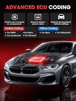 XTOOL D7BT Wireless Bi-Directional OBD2 Scanner with ECU Coding, AI Diagnostic Assistant, Full System Car Diagnostic Tool, 36+ Resets, CAN FD & DoIP, 3 Years Free Update