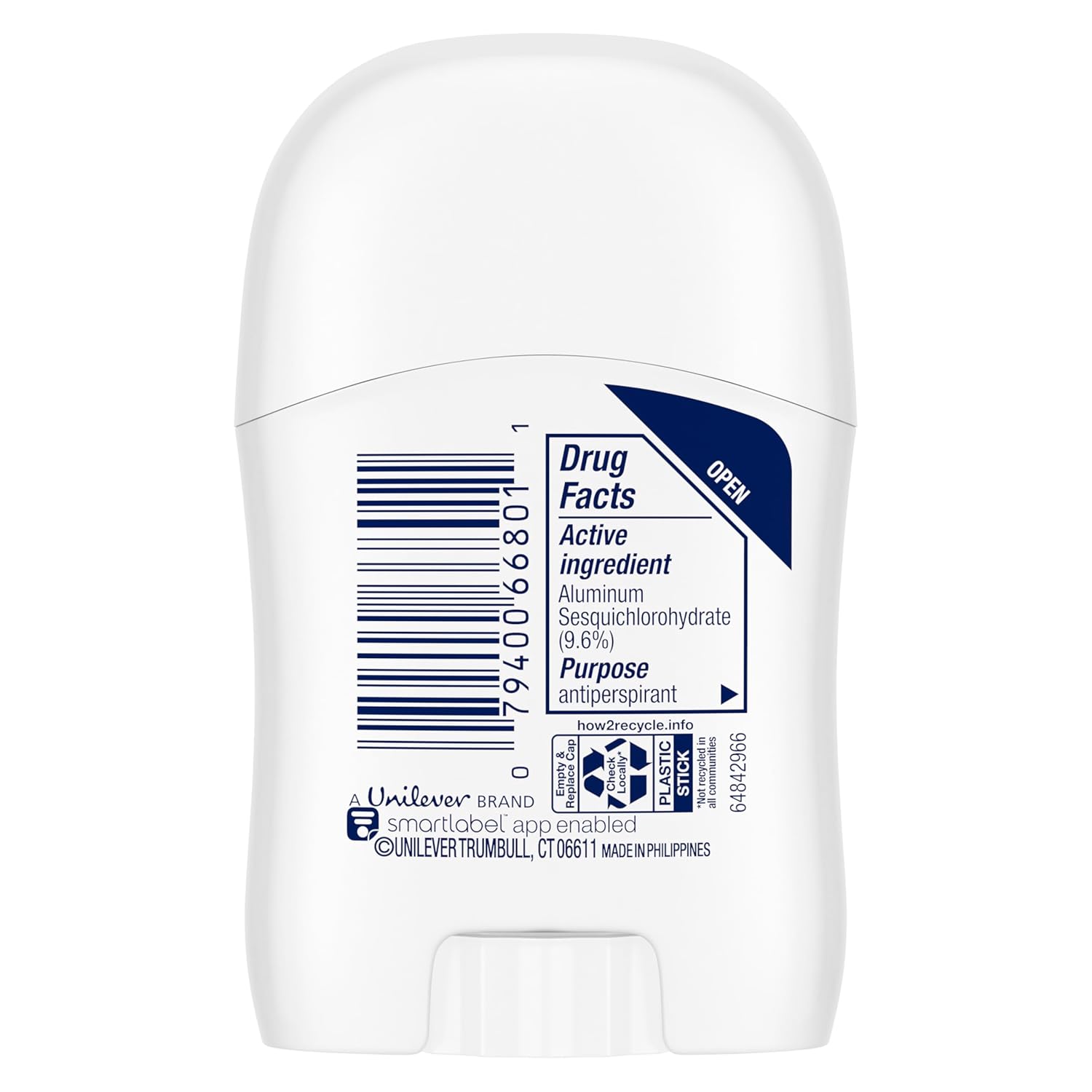 Dove Advanced Care Antiperspirant Deodorant Stick for Women Pack of 36 Clear Finish Trial and Travel Size 0.5 oz
