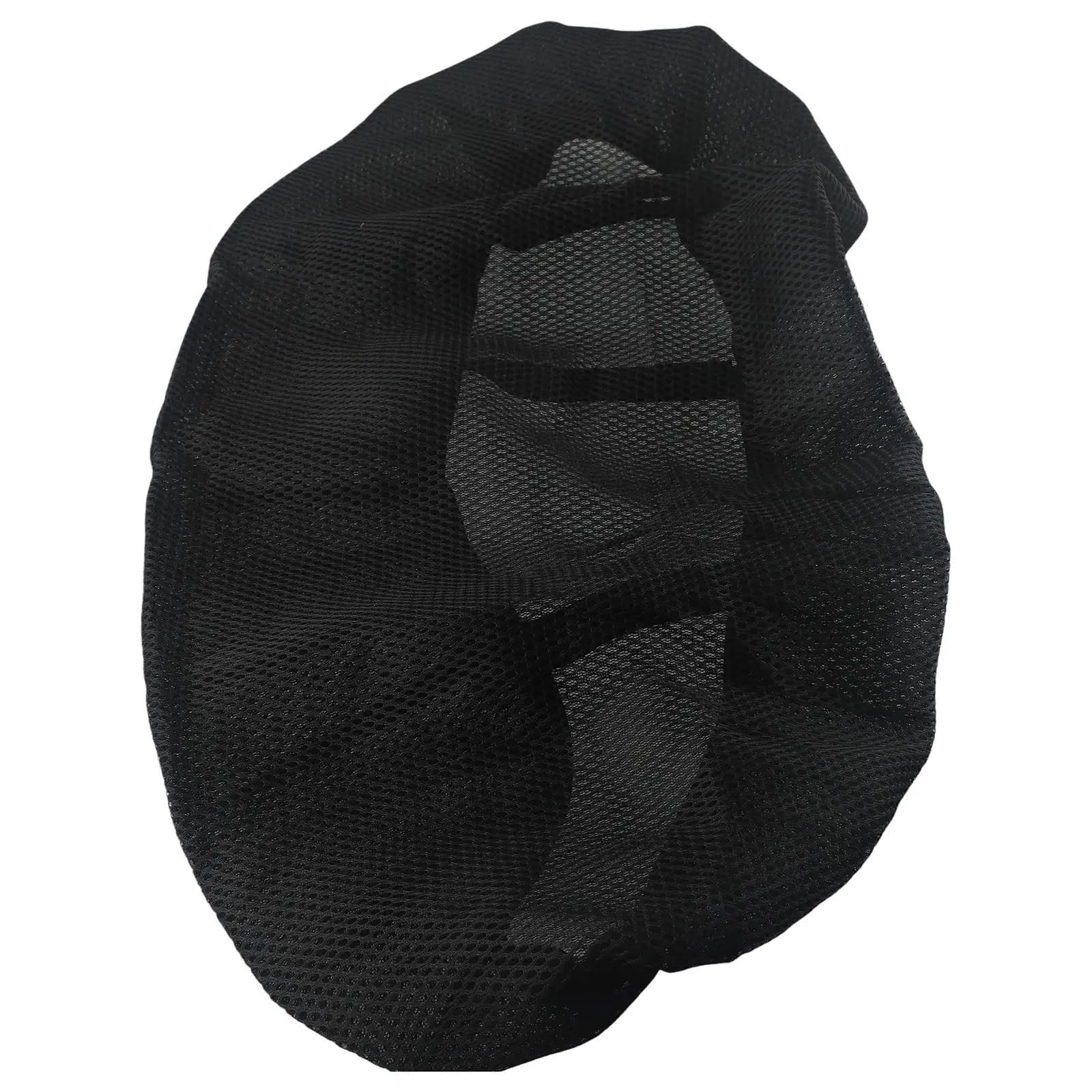 Cubreasiento funda de asiento motocicleta universal protector malla negra transpirable 85x60 7