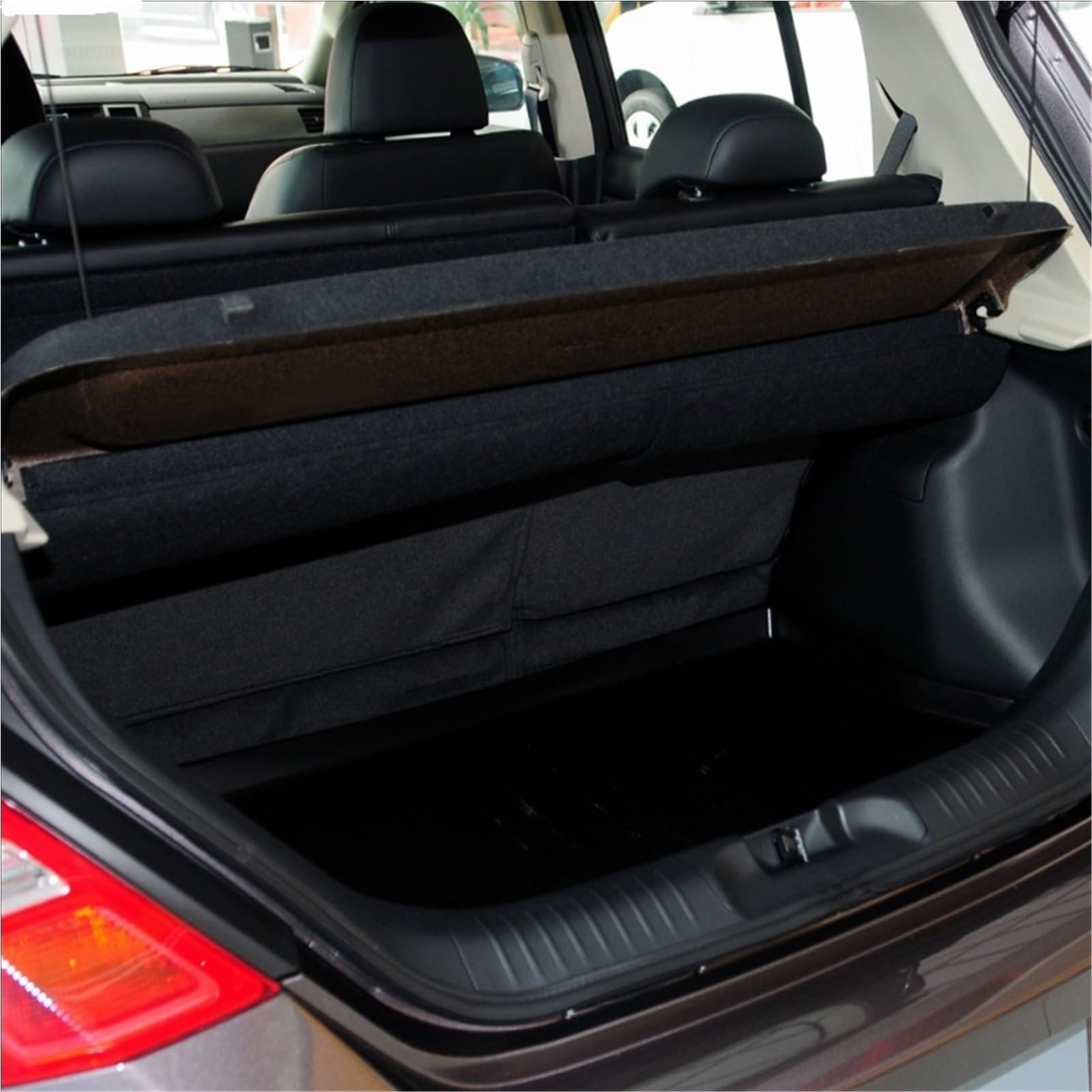 Trunk Cargo Abdeckung Für Nissan Für Tiida 2005 2006 2007 2008 2009 2010 Paket Rack Schild Auto Dekoration Innen Nicht-versenkbare Gepäckraumabdeckung