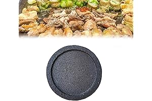 Redondo Comal De Piedra Volcánica