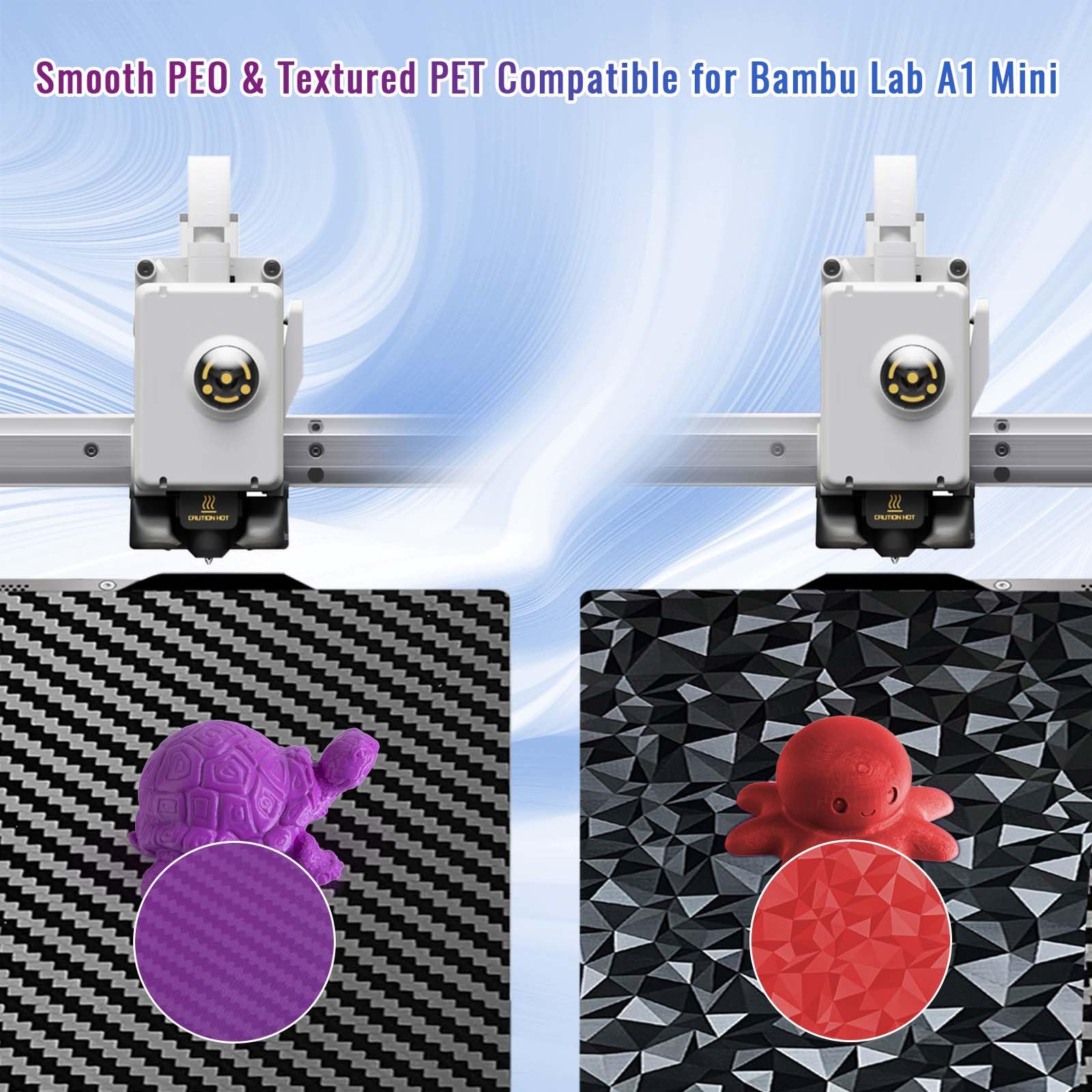 Amazon.co.jp: IdeaFormer 3D PEO PETビルドプレート - Bambu Lab A1 