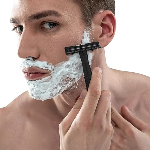 Miniatura 3 de BEAUTICONE Maquinilla de afeitar de seguridad para hombres y mujeres maquinillas de afeitar para hombres maquinilla de afeitar de seguridad de doble