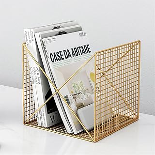 Organizator plików Uchwyt Plik Biurko Organizator Rack Solidny Metal Magazyn Magazyn Książka Sortownik Organizator Regulator Do Office Home Decoration Gold and Black szafka na dokumenty (Size : C)