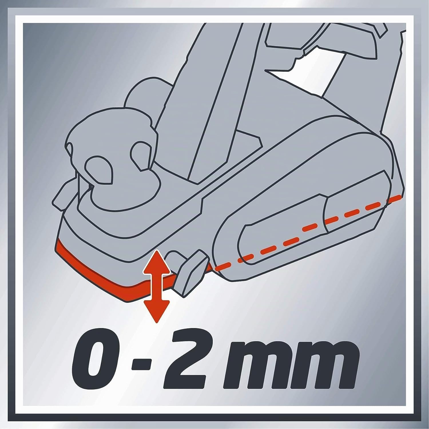 Einhell TC-PL 750 Cepillo Eléctrico 750W 240V 2mm Profundidad