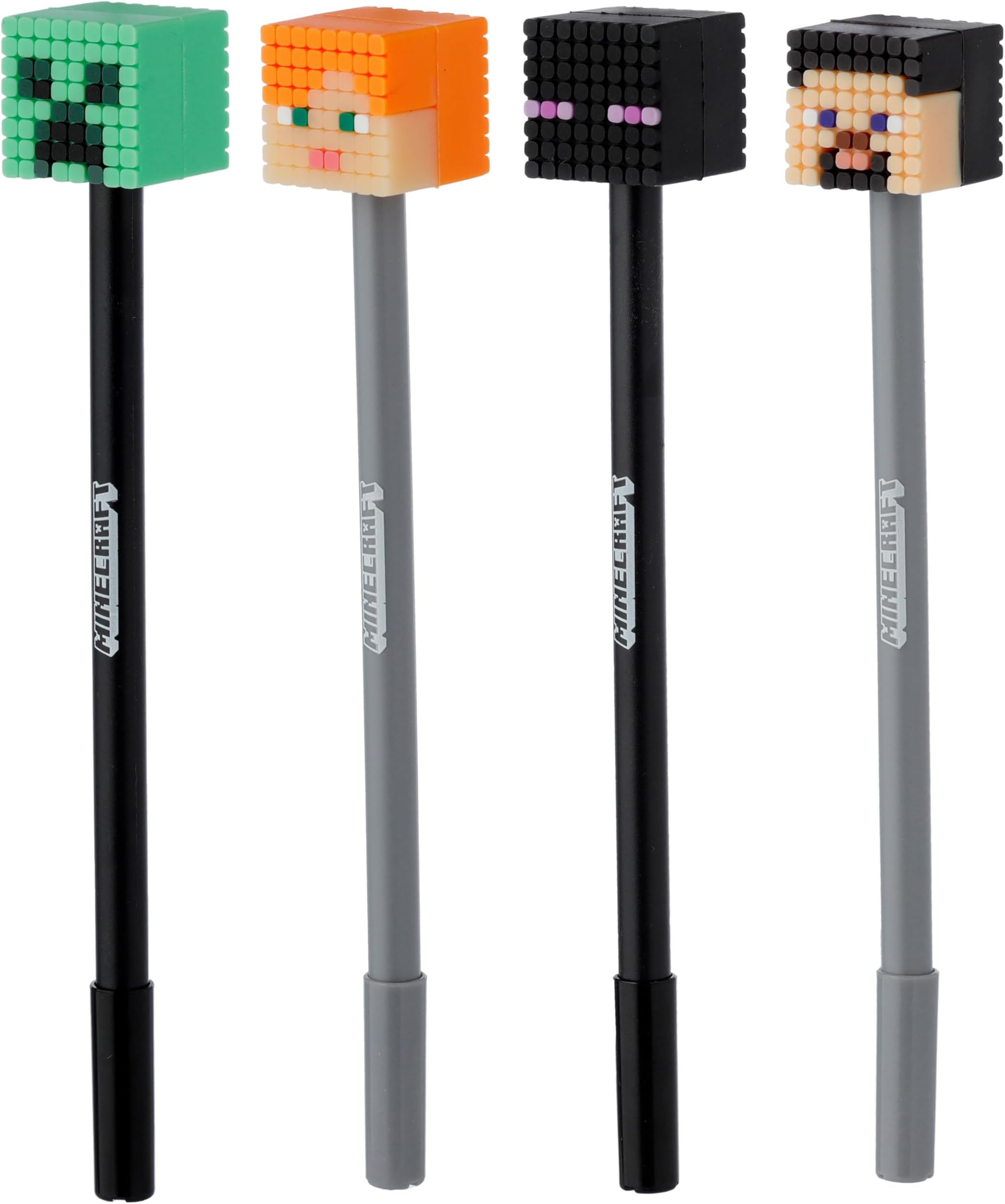 Puckator Minecraft Fine Tip Pen - Cute Cool Aesthetic Non Smudge Pens for School Office Writing Drawing Journaling - Collage Essentials Pens - Pack of 1 Pen