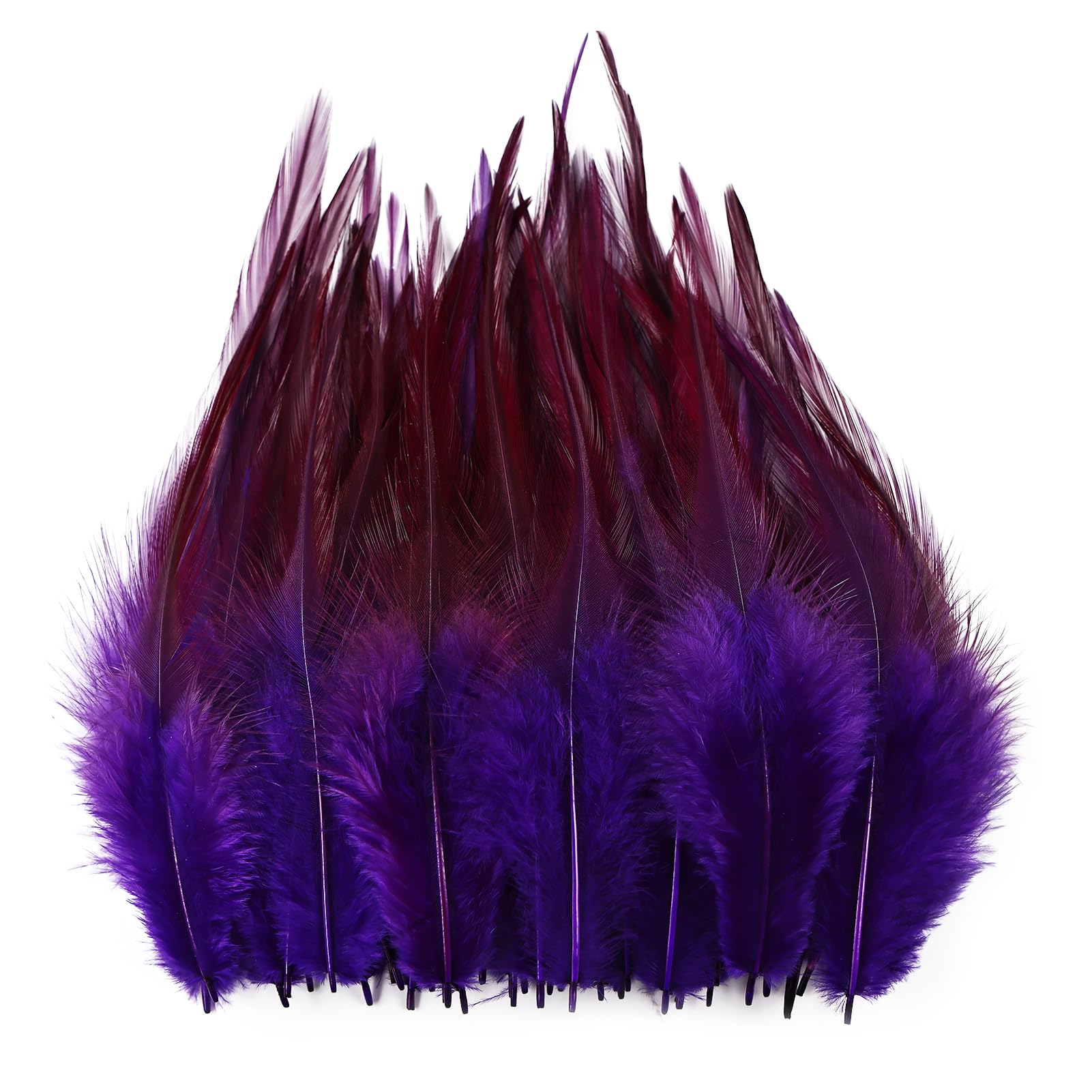 whitefeather Craft Feathers Bulk Pack - 300PCS Assorted Colorful Feathers for Crafting, Hat Decorating, Carnival DIY Projects (4-6 Inch Small Feathers, Synthetic Craft Materials) (White) — view 21