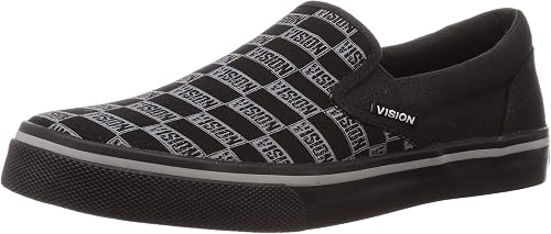Amazon ヴィジョンストリートウェア スニーカー Fulton 2 Black Print 25 5 Cm Vision Street Wear ヴィジョンストリートウェア スニーカー