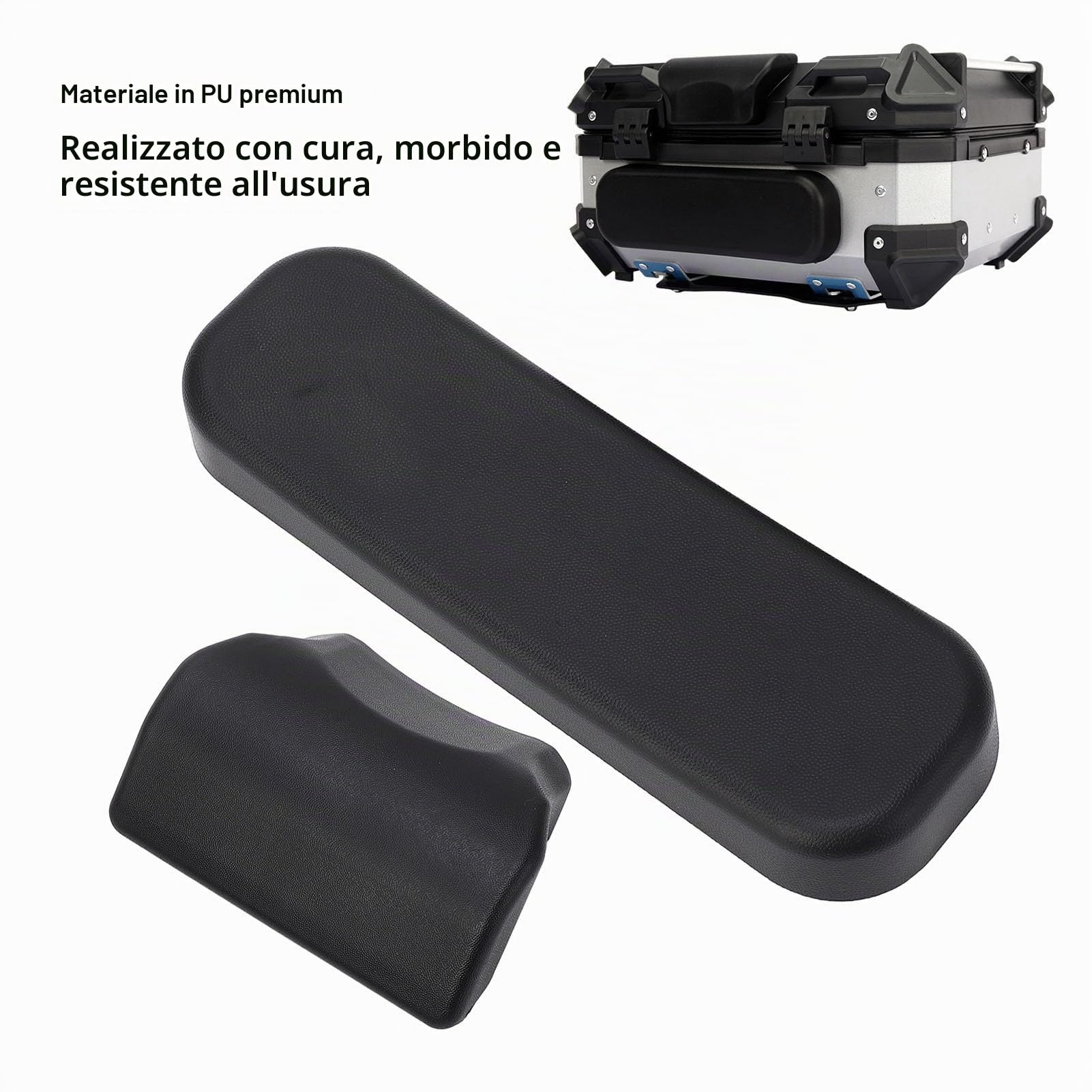 Caso in Moto Universale Top Case Pass. Cuscinamento Comodo del Pad Posteriore