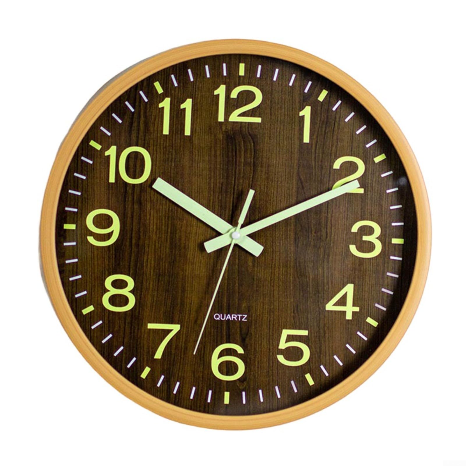 Horloge murale numérique lumineuse pour lire l'heure la nuit sans bruit.