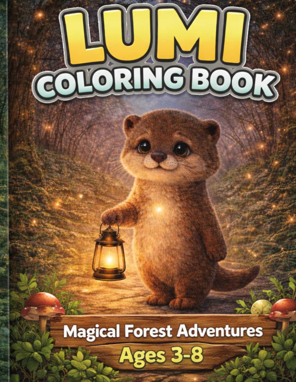 Lumi & Friends Coloring Book: A Gentle Forest Adventure Coloring Book for Kids