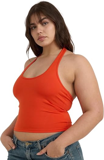 Organic Basics Womens Core Organic Cotton Halter Top