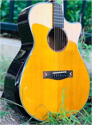 Miniatura 2 de YYYSHOPP 41-inch VX-13 Acoustic Guitar Solid Spruce Top Rosewood Sides and Backguitarra Guitar Size  41 inches