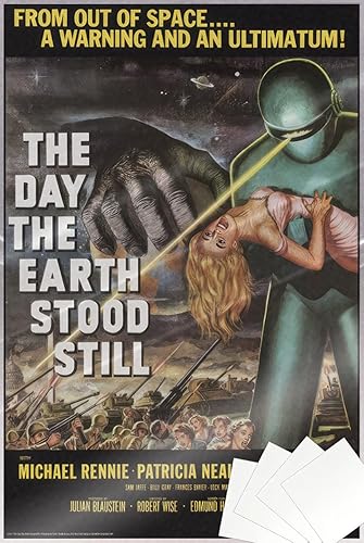 Miniatura 7 de The Day The Earth Stood Still - Póster de película (estilo regular) (tamaño: 24" x 36") Sin marco,Laminated Poster,Laminated Poster & Poster