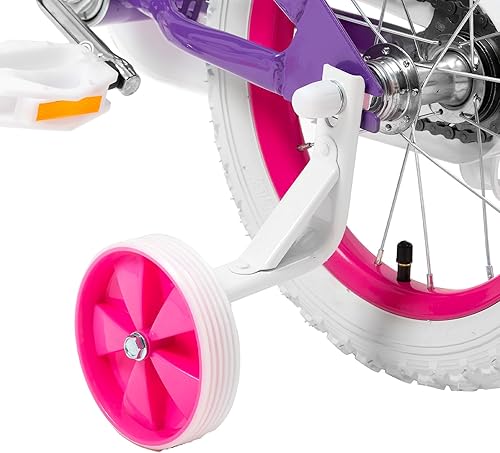 Miniatura 3 de JOYSTAR Petal - Bicicleta para niñas pequeñas y niños, bicicleta para niños de 12, 14, 16 años, con cesta para niñas de 2 a 9 años, bicicleta para