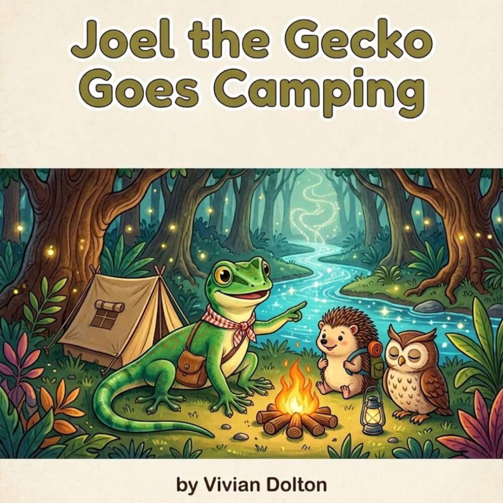 Joel the Gecko Goes Camping