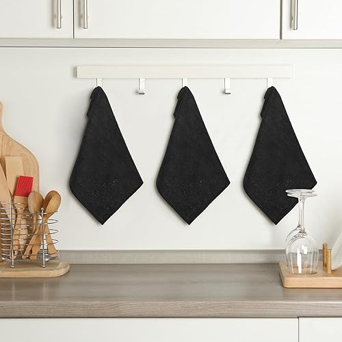 Miniatura 5 de 200 paños de limpieza de microfibra absorbentes a granel, reutilizables, sin pelusas, sin manchas, trapos de lavado para casa, cocina, oficina,