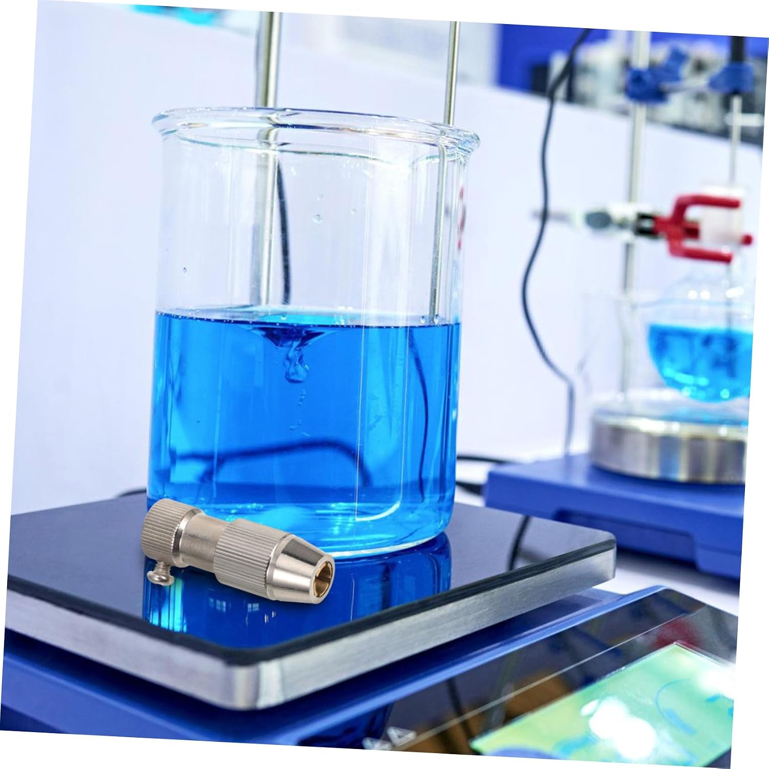 Stainless Steel Magnetic Stirrer with Copper Chuck Three- Lab Mixer for Enhanced Mixing Performance Laboratory Applications User-Friendly Skill Levels