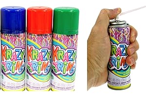 Krazy String Party Favor | Pink Streamers (3 Pack) | Silly String...