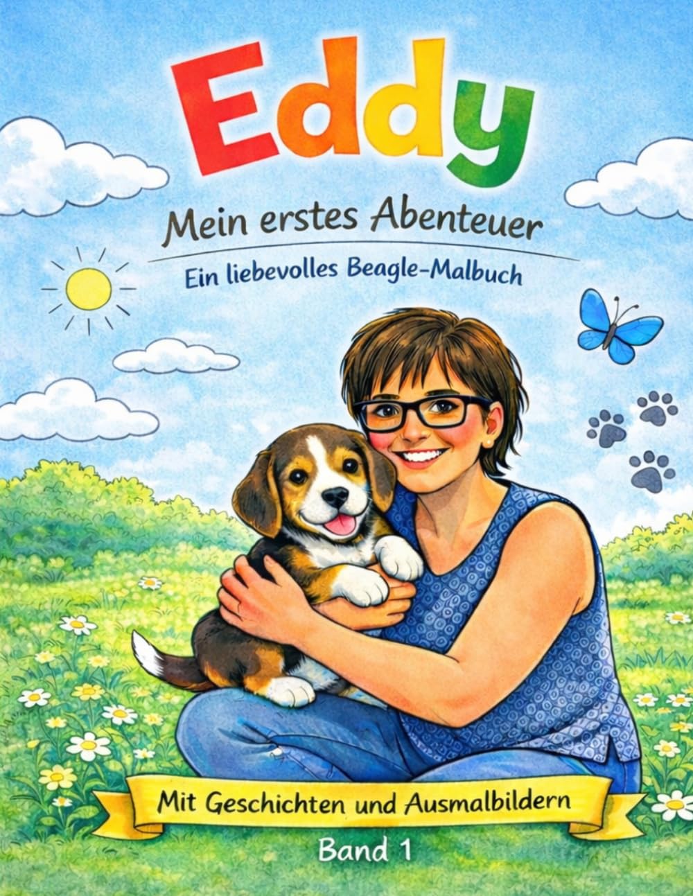 Eddy - Mein erstes Abenteuer: Ein liebevolles Beagle - Malbuch