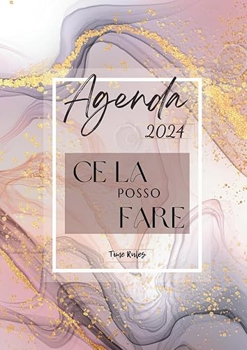 Agenda 2024: Organizza e Pianifica le tue Giornate con il Planner Settimanale “Ce La Posso Fare” in Formato Grande A4 Vista Verticale 1 Settimana su 2 ... | Soft-Cover Color | Copertina flessibile