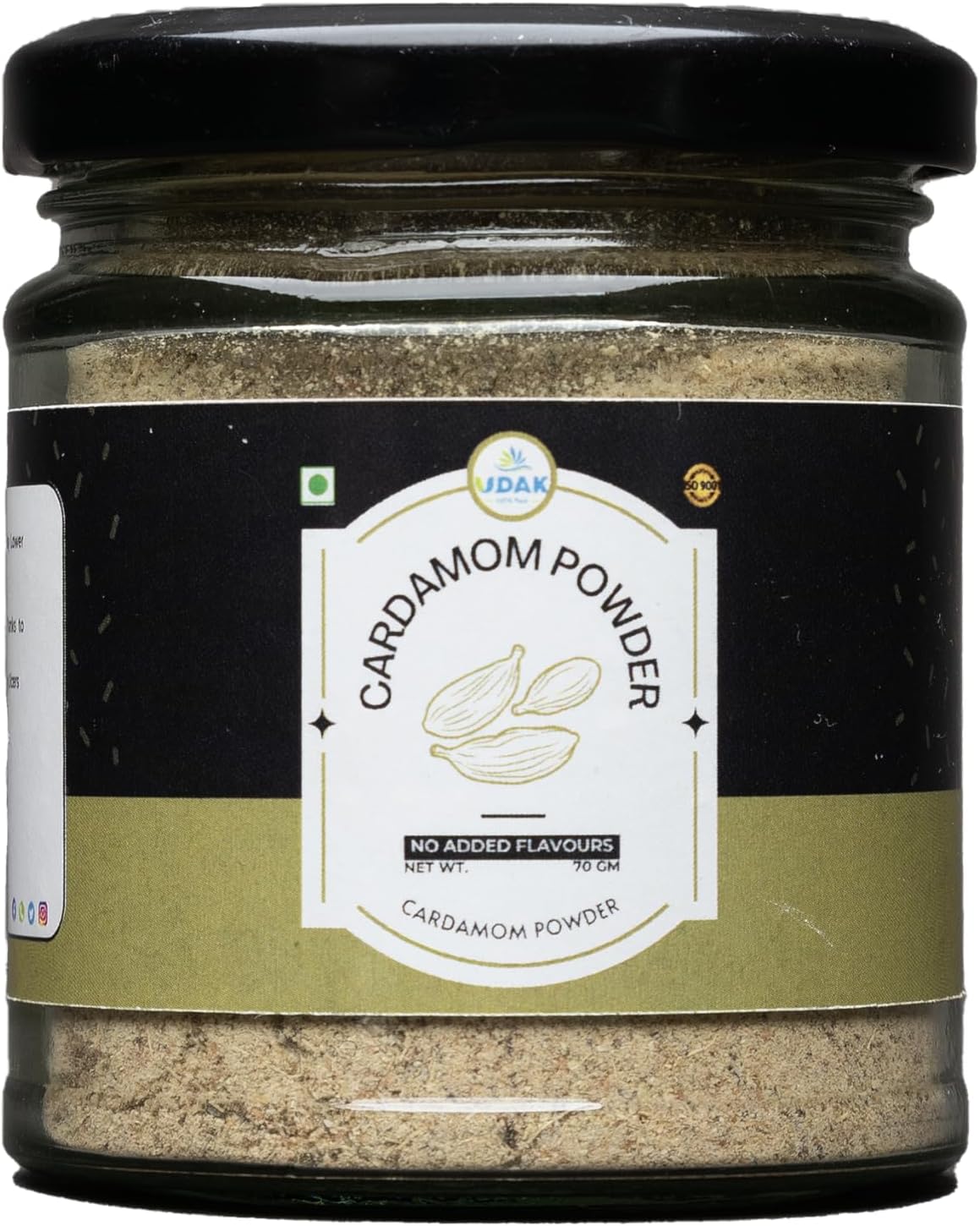 UDAK cardamom powder 70gm /Elaichi Powder/sweet and savory dishes