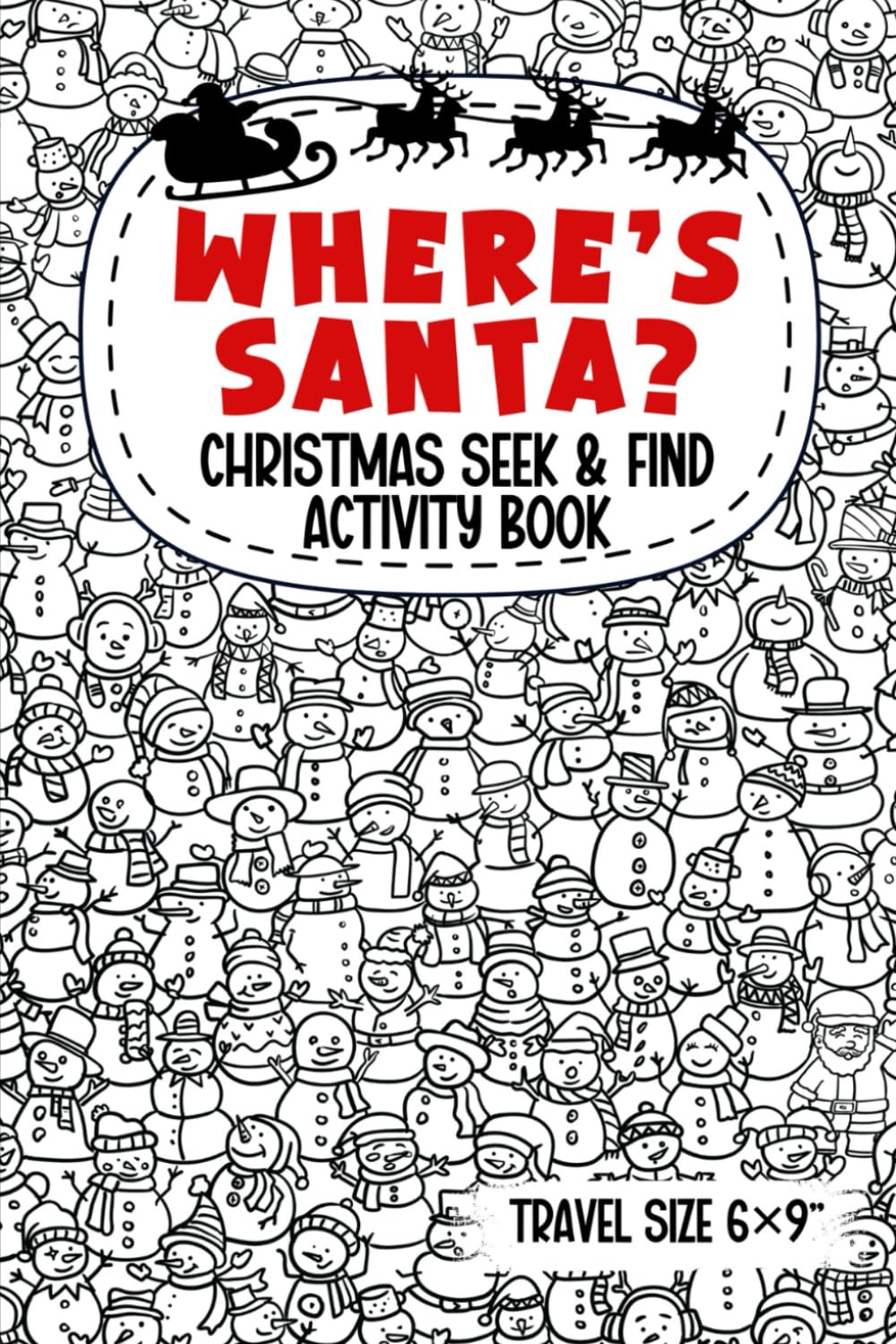 Stocking Fillers for Kids: Where’s Santa? Christmas Seek & Find Activity Book