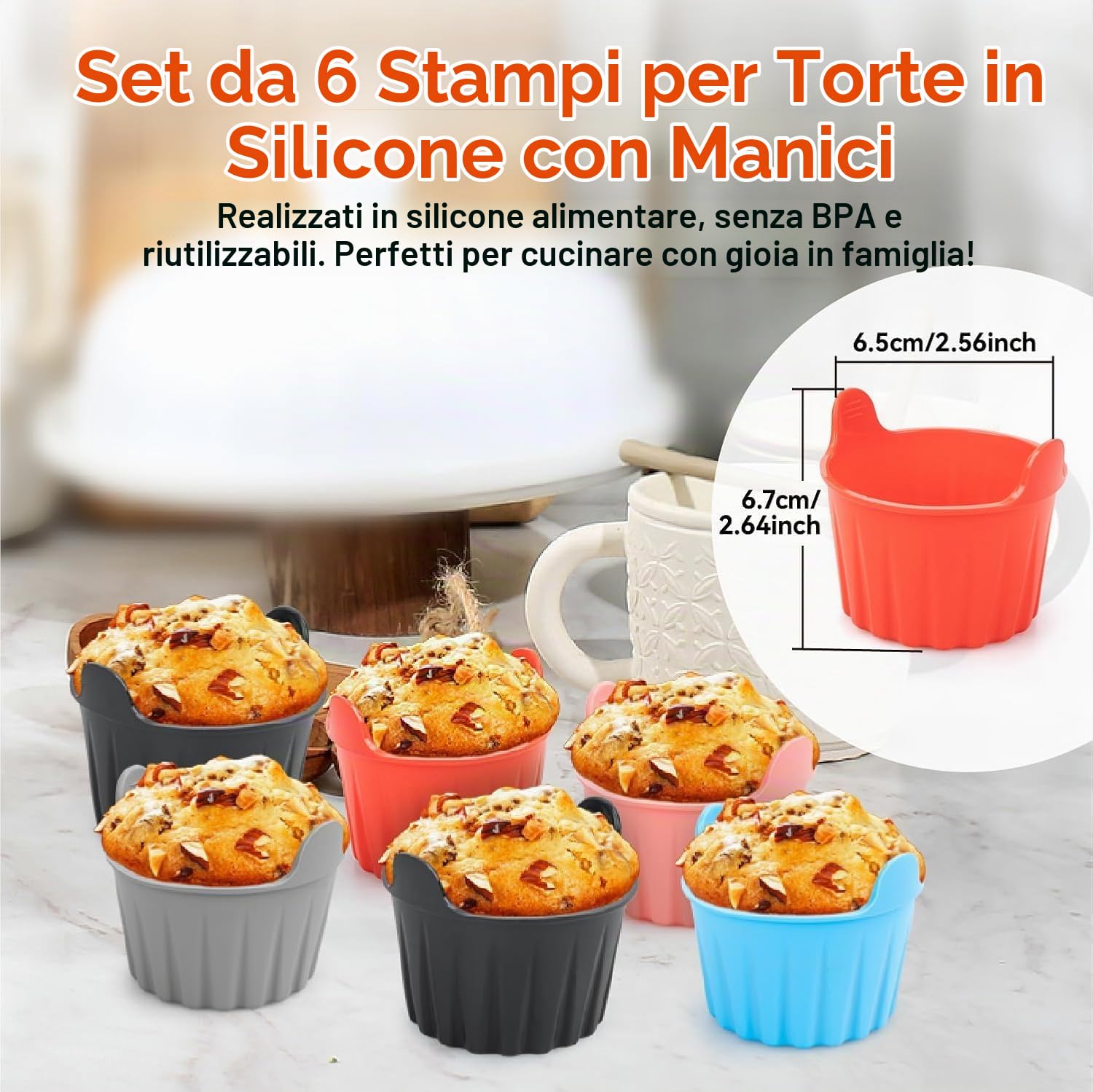Stampo in Silicone Friggitrice ad Aria Calda per Ninja AF500EU Accessori
