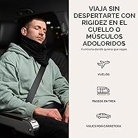 Vista 5 de Almohada trtl - Científicamente probada, supersuave, soporte de cuello para viajes y dormir - Ligera y lavable a máquina - Diseño ergonómico