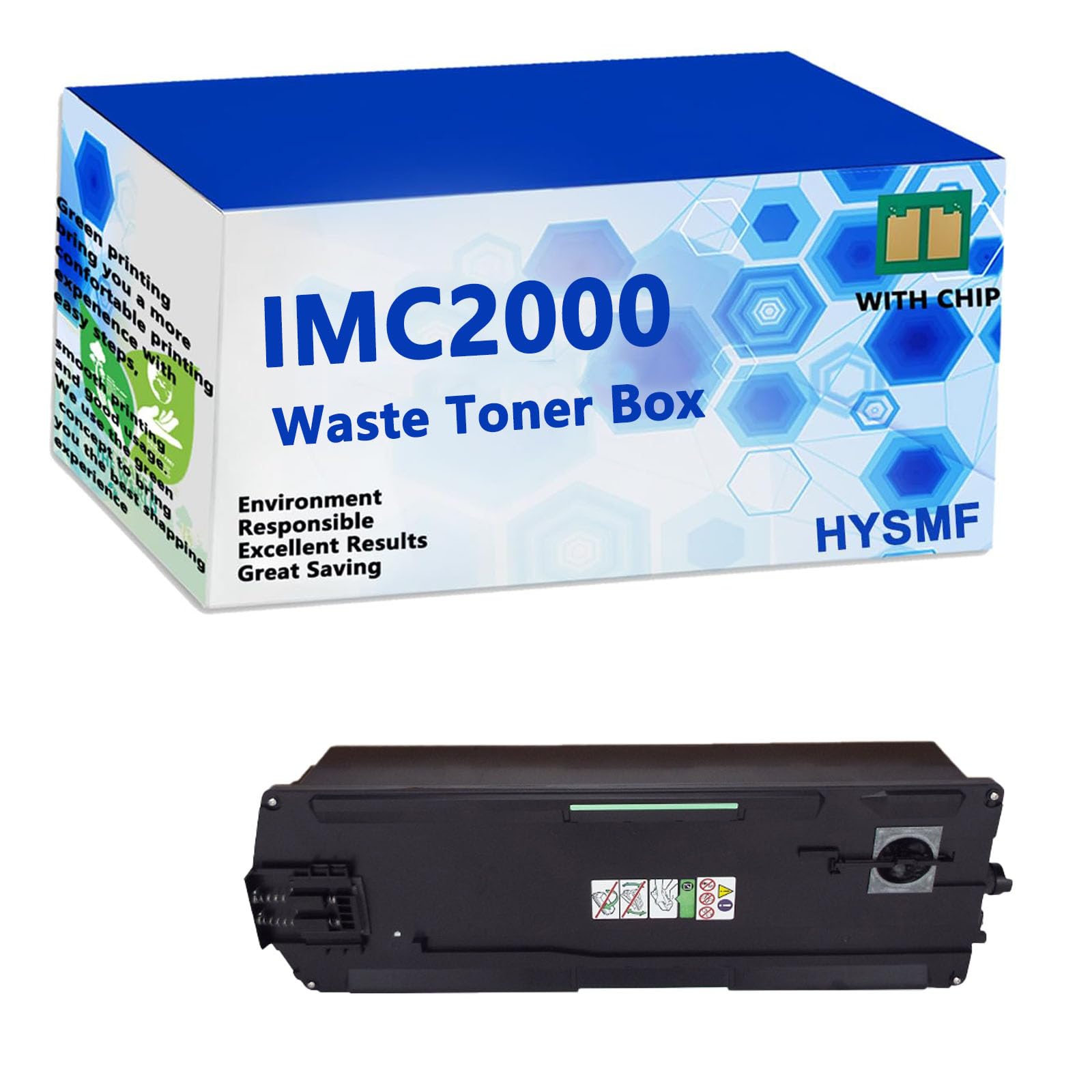 Bac de récupération de Toner IMC2000 Compatible imprimantes pour Ricoh IM C2000, IM C2500, IM C3000, IM C3500, IM C4500 et IM C6000,Black-1 Pack