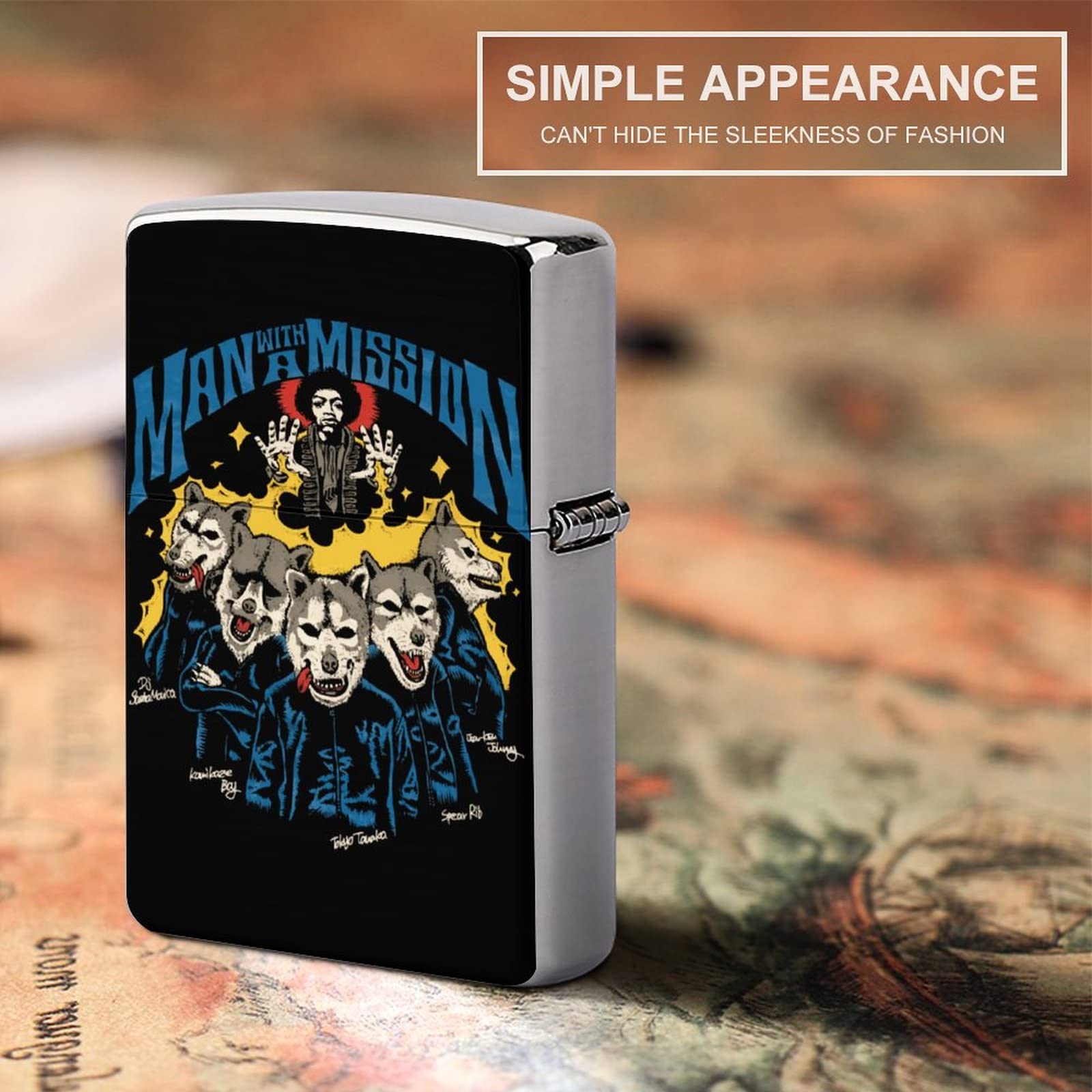 Amazon.co.jp: ZIPPO兼用ケース Man with A Mission ジッポライター