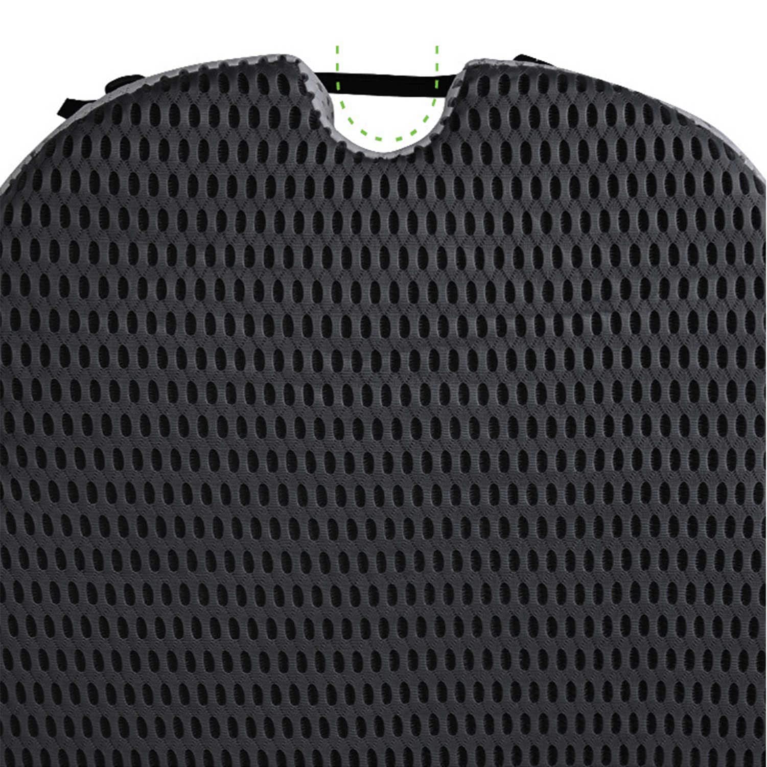 Cojin Silla Oficina - Sentarse Cmodamente - Alivio para Espalda, Coxis - Cojn Viscoelastico y Ergonomico, de Espuma con Memoria