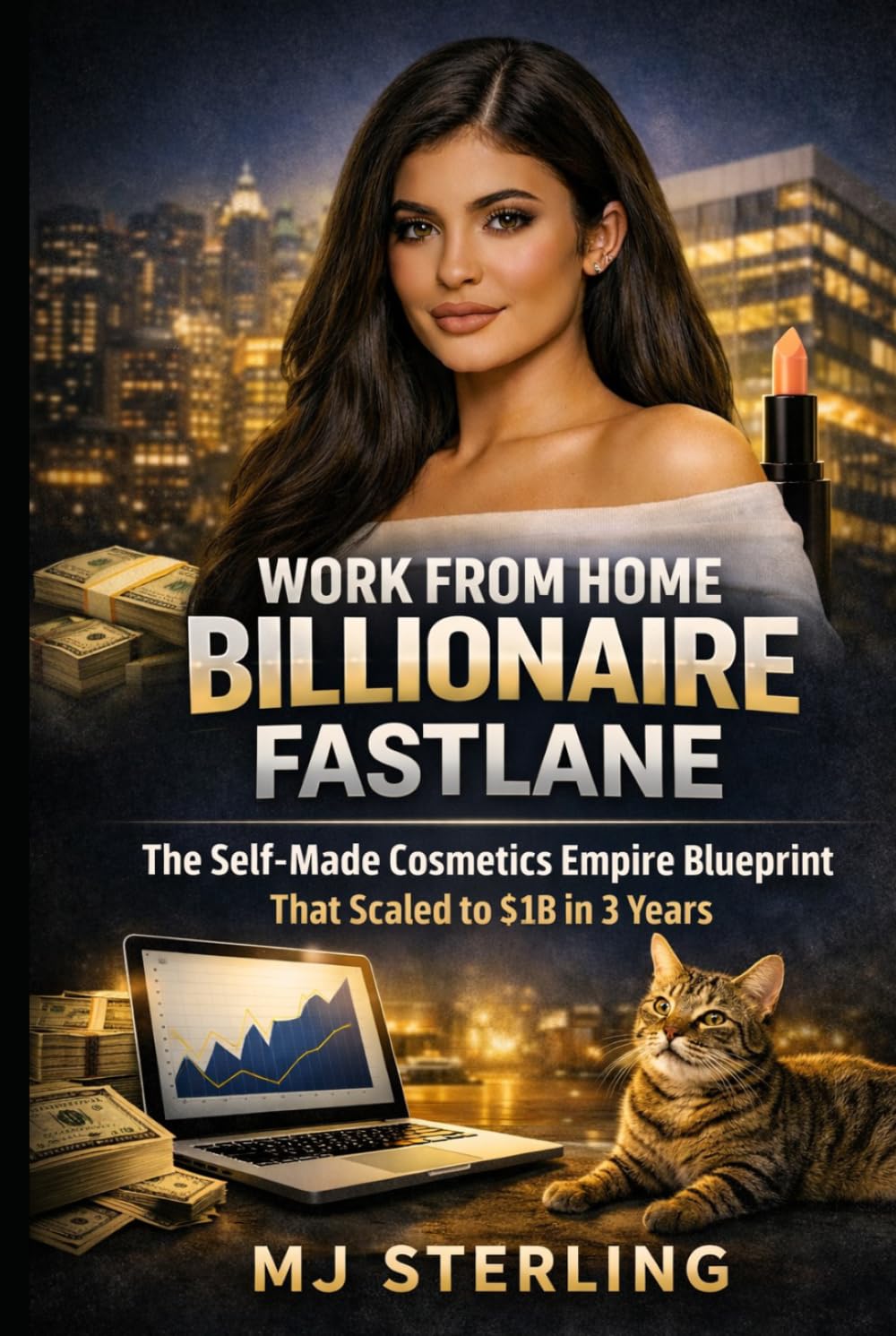 WORK FROM HOME BILLIONAIRE FASTLANE: The Self-Made Cosmetics Empire Blueprint That Scaled to $1B in 3 Years      Hardcover – March 2, 2026