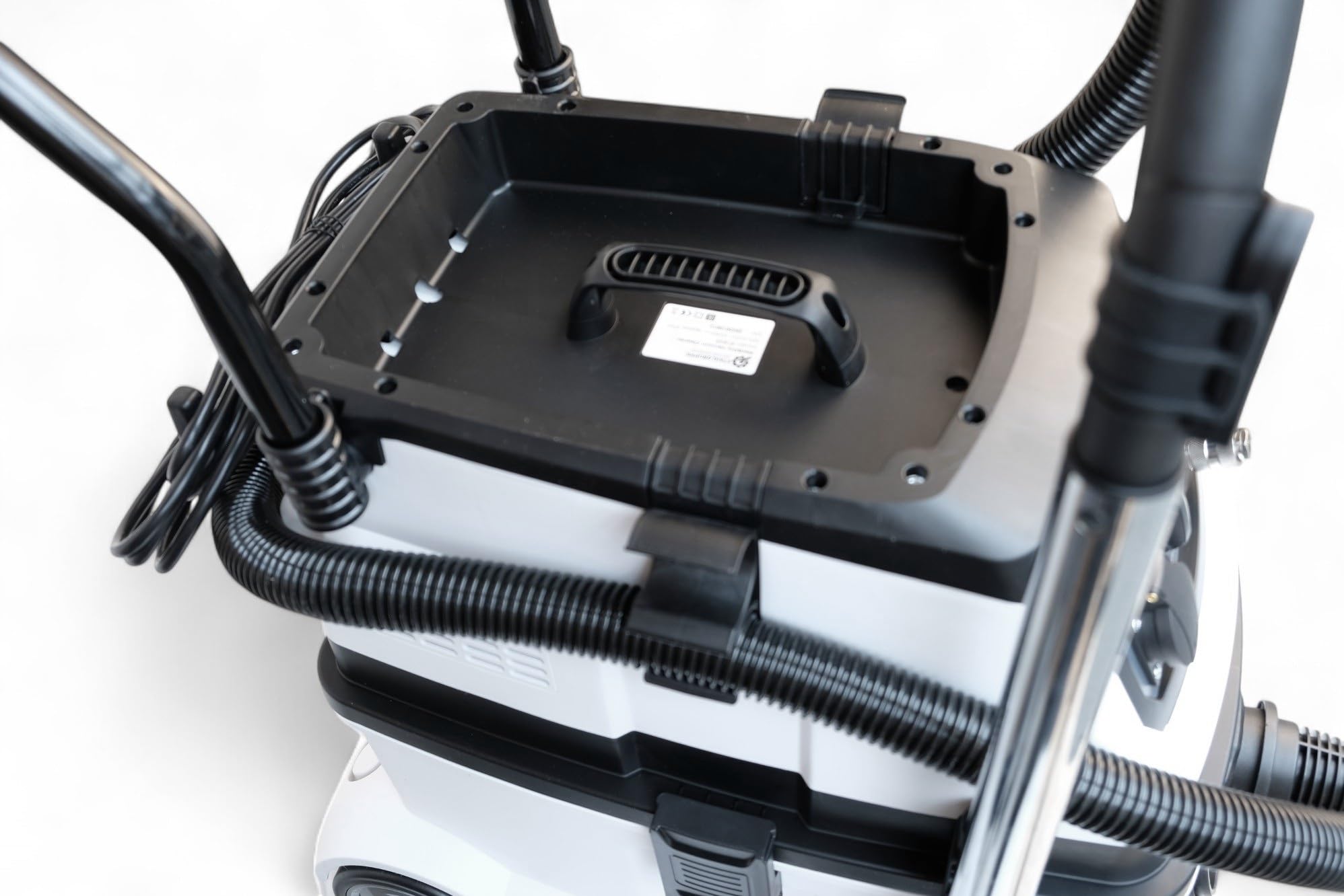 Aspirador industrial 1600 W | Depósito 40 l, 230 V | Con mando a distancia, arranque, y conexión de aire comprimido