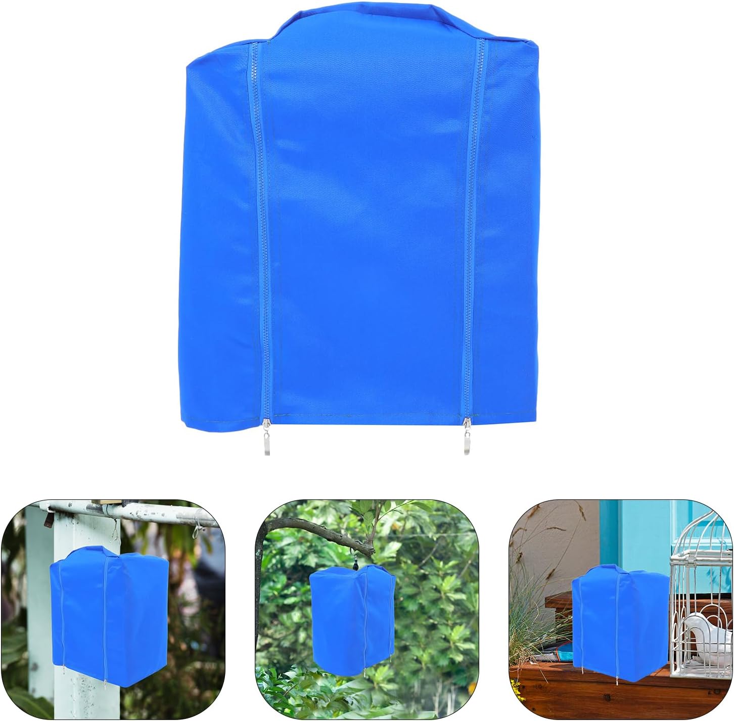 Insulated Bird Cage Cover Light Blocking Parakeet Cage Cover 35x35x50cm Cold-Proof Breathable Birdcage Shield for Parrots Conures Winter Protection