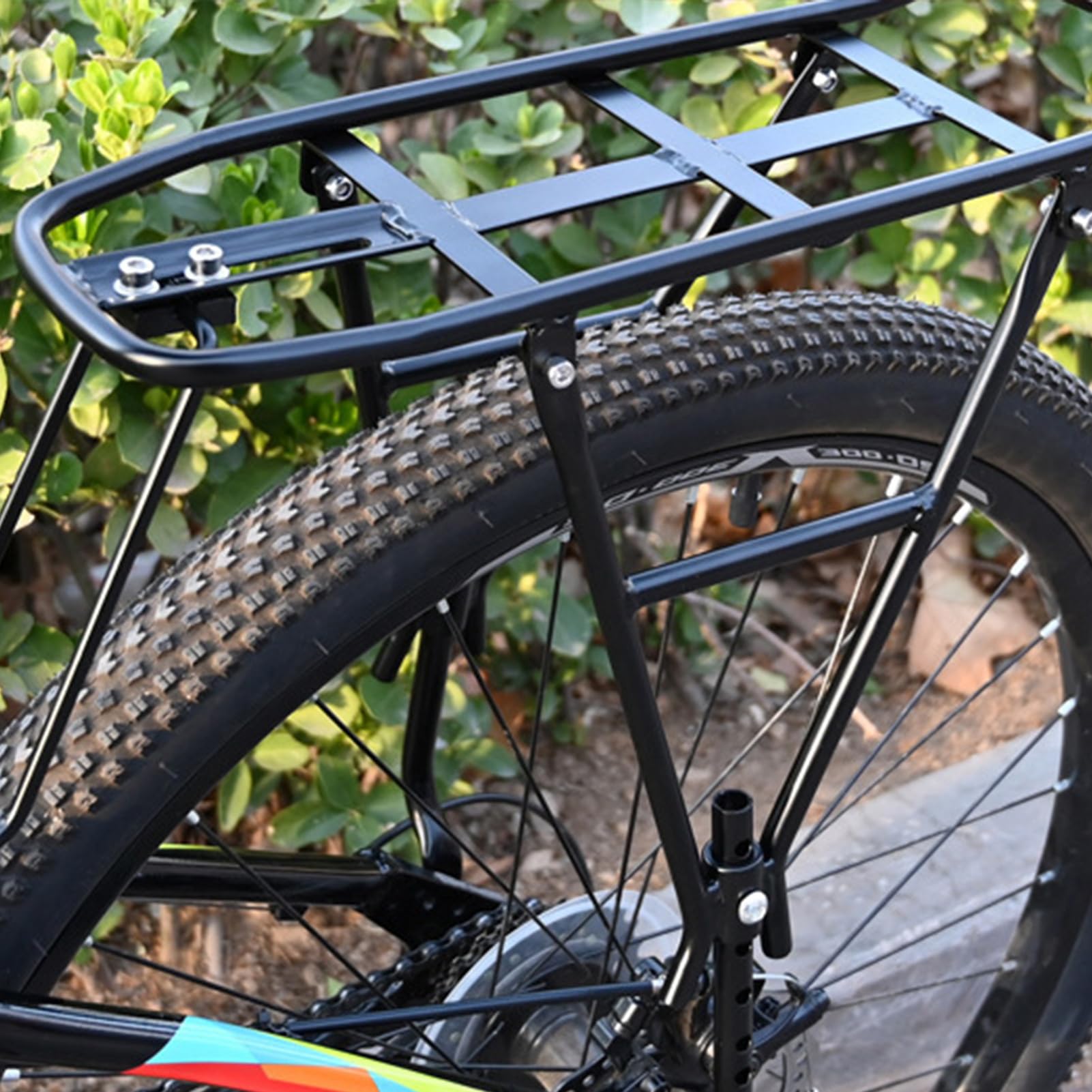 Portapacchi Posteriore per Bicicletta, Portabici Portapacchi Spesso, Costruzione Stabile, Regolabile Facile Installazione Sedile per Biciclette per Viaggi all'aperto