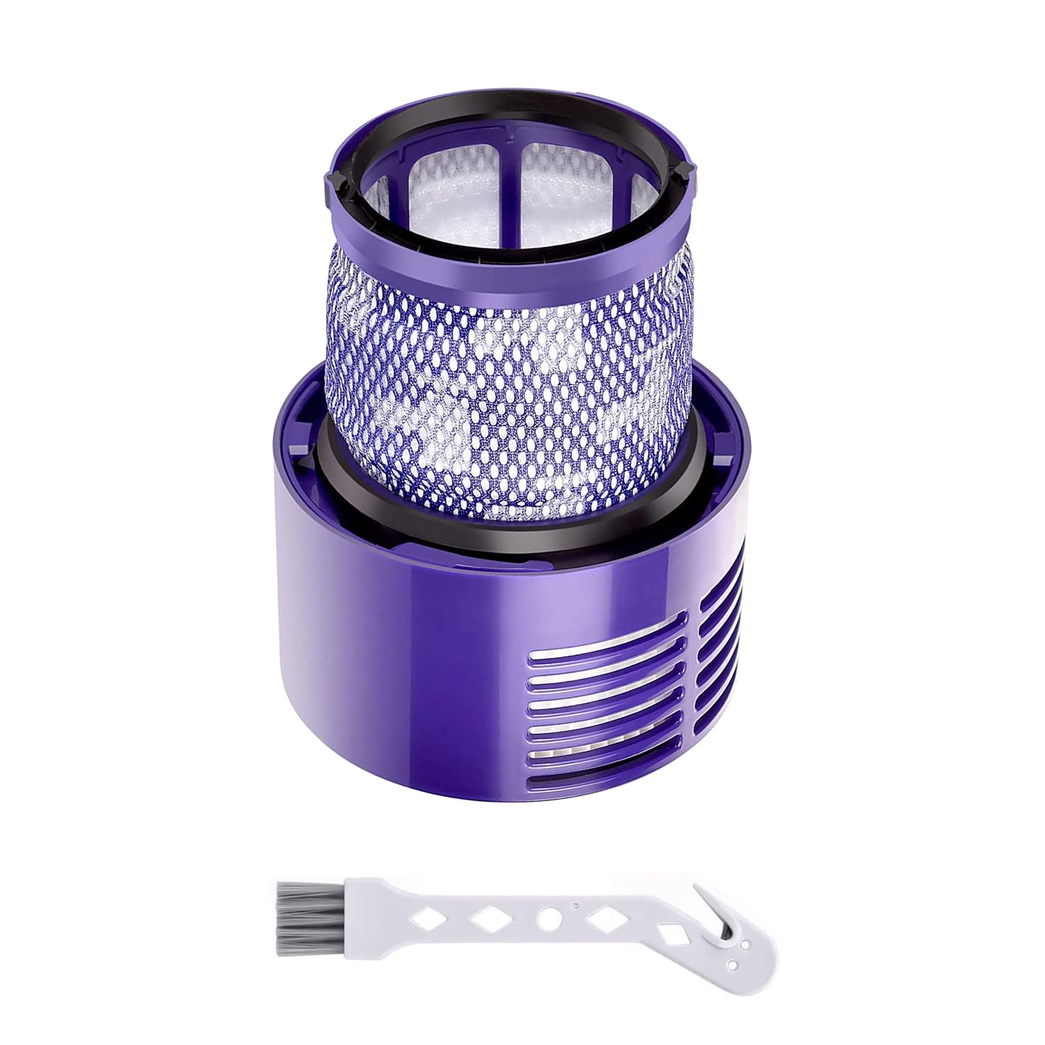 Replacement V10 Filters for Dyson V10 Cyclone Series, V10 Absolute, V10 Animal, V10 Total Clean, SV12,Part No. 969082-01, Purple