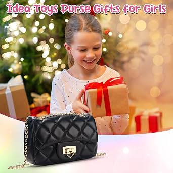 Toddler Purse for Girls, Small Girls Purse, Cute Kids Crossbody Bag Handbag,with Chain Strap for Age 3-14