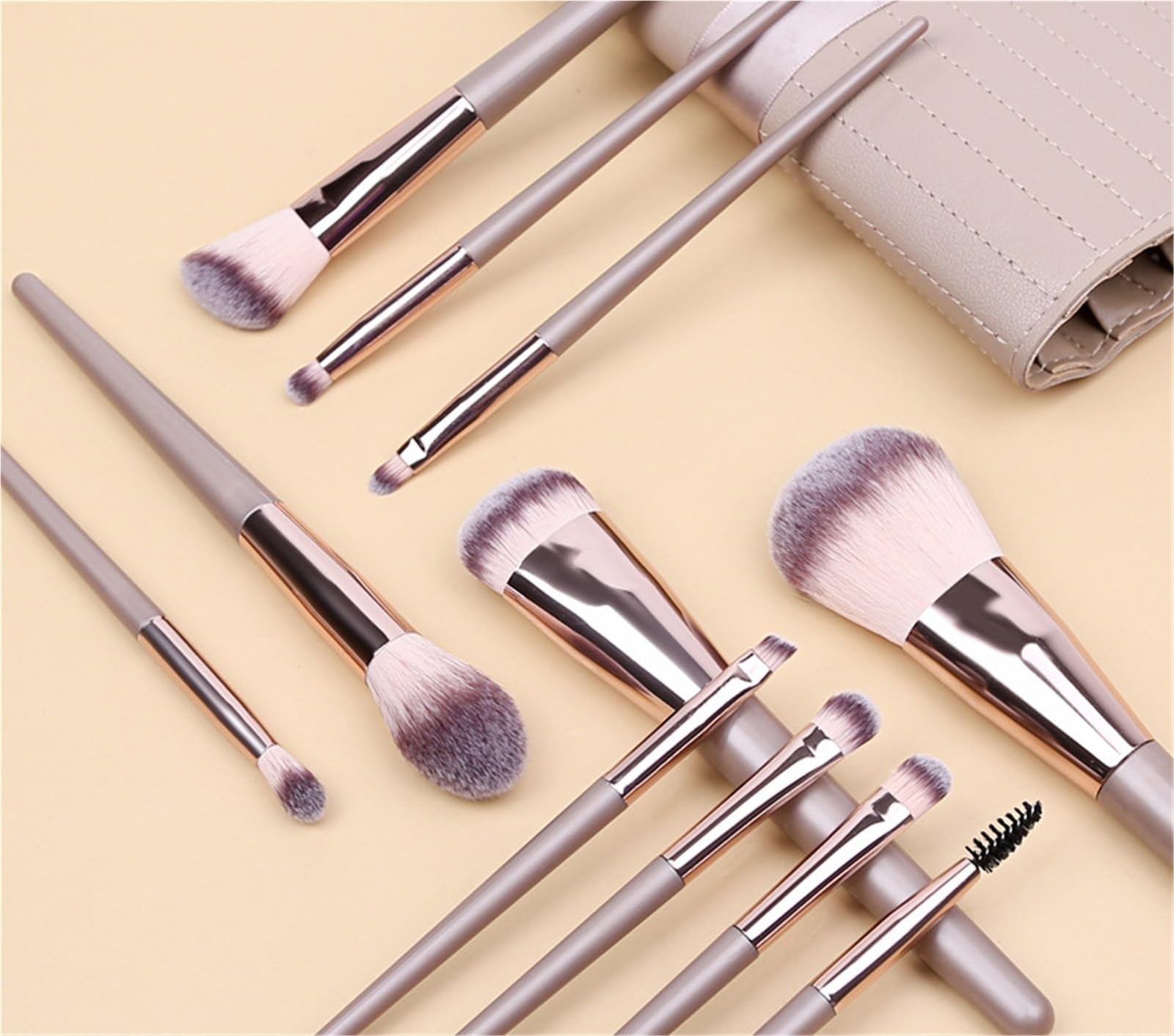 Pinsel Werkzeuge Make-up-Pinsel-Set, 11-teilig, Weiche Borsten, For Foundation, Concealer, Lidschattenpinsel Gesichtsbemalung(G)