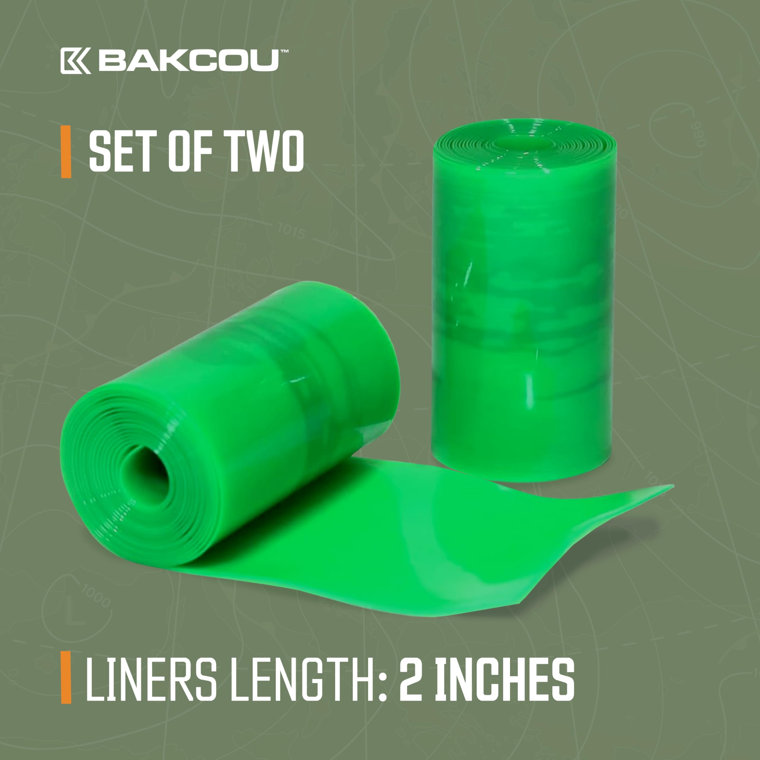 Bakcou - Puncture Proof Fat Tire Liners - Set of 2, Protection Against Flats, Customizable for Various Wheel Sizes, Durable Plastic Shield