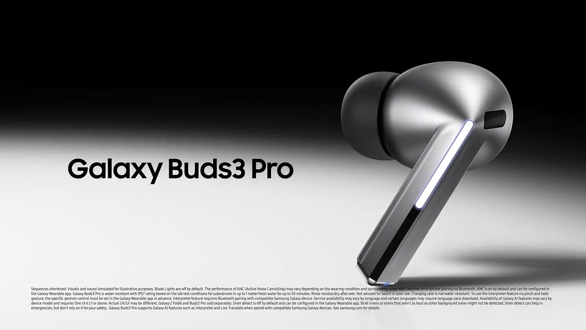 Samsung Galaxy Buds3 Pro Wireless Earbuds, Powered by Galaxy AI
