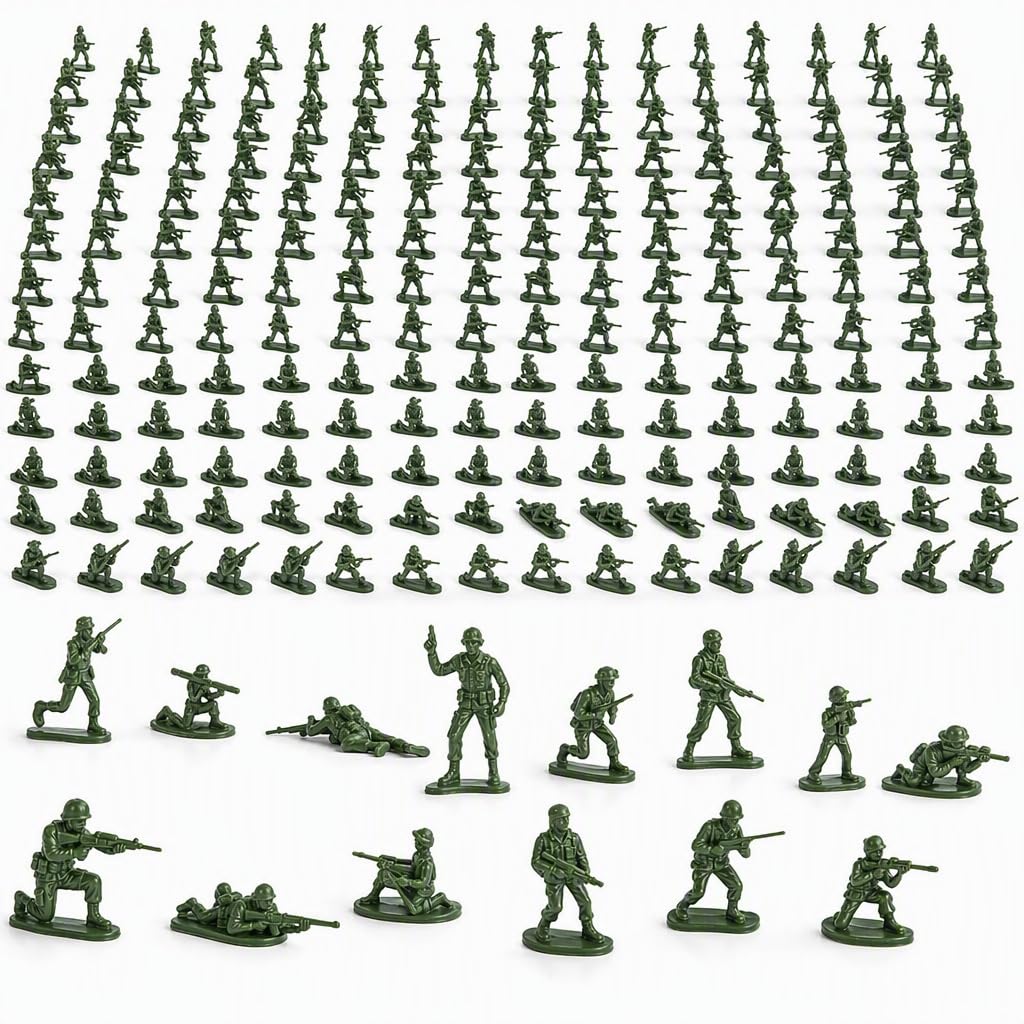 JeyFefv 100 Pcs Toy Soldiers Army Men, Small Toy Soldiers Figures