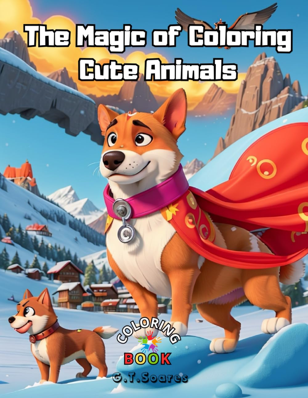THE MAGIC OF COLORING CUT ANIMALS: Coloring book (Livros de Colorir Infantil: Explorando a Imaginação e a Criatividade)